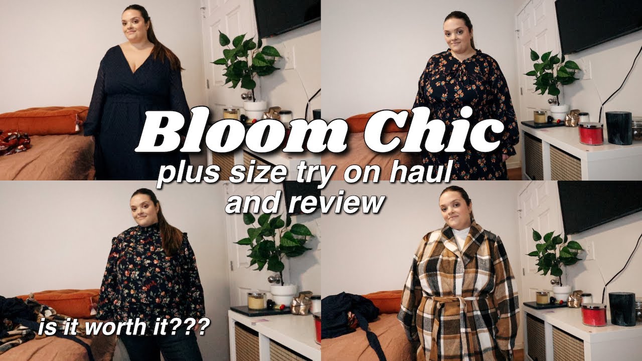 bloom chic plus size try on haul and review! | is bloom chic worth it???