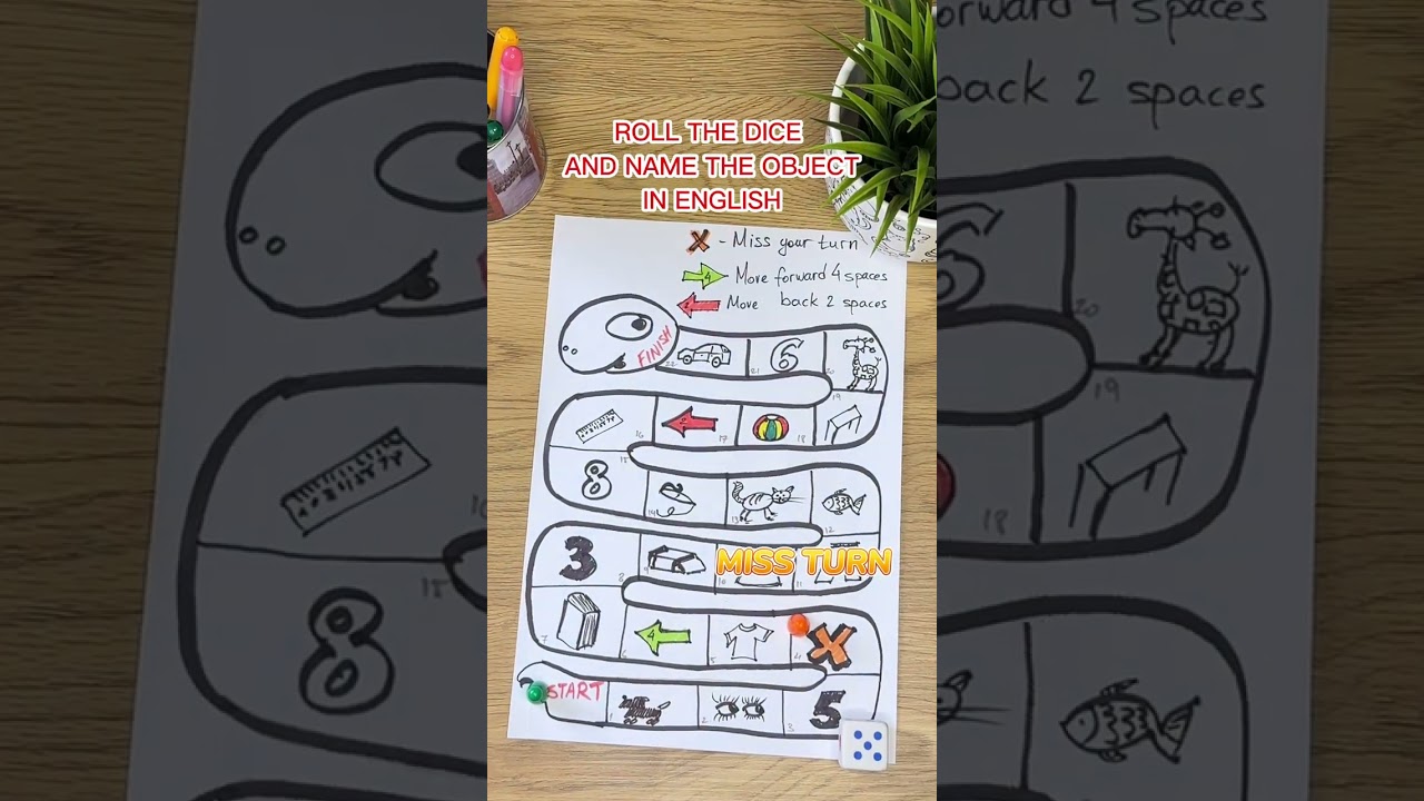 FANTASTIC DIY BOARD GAME to PLAY with YOUR KIDS TODAY