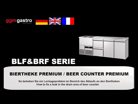 Serie BLF & BRF So beheben Sie ein Leckageproblem im Bereich des Ablaufs an den Bıertheken
