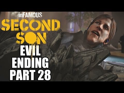 InFamous: Second Son Evil / Bad Ending Final Boss Walkthrough Part 28 PS4 Gameplay Review