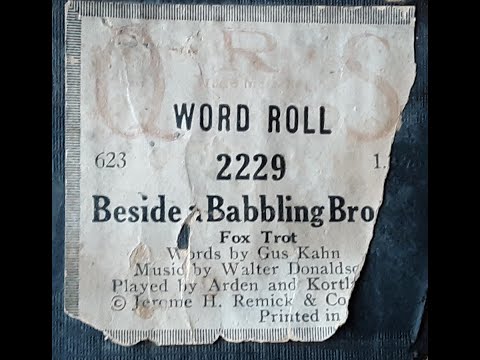 Beside A Babbling Brook Piano Roll, Arden & Kortlander