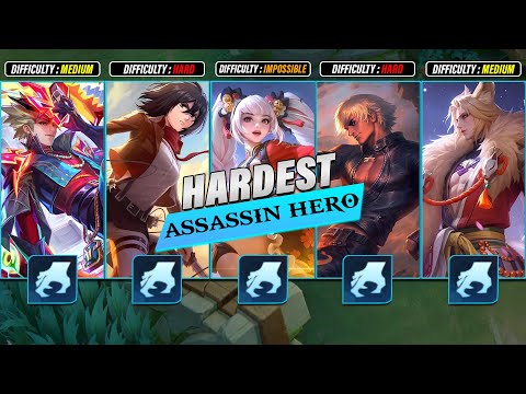 I PLAY THE 5 HARDEST ASSASSIN HEROES IN MOBILE LEGENDS! AND HERE WHAT HAPPENS... - MLBB