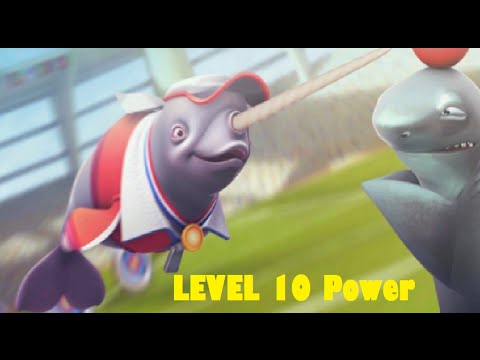 Level 10 *NATASHA NARWHAL FULL JAVELIN TOSS POWER* - Hungry Shark Evolution