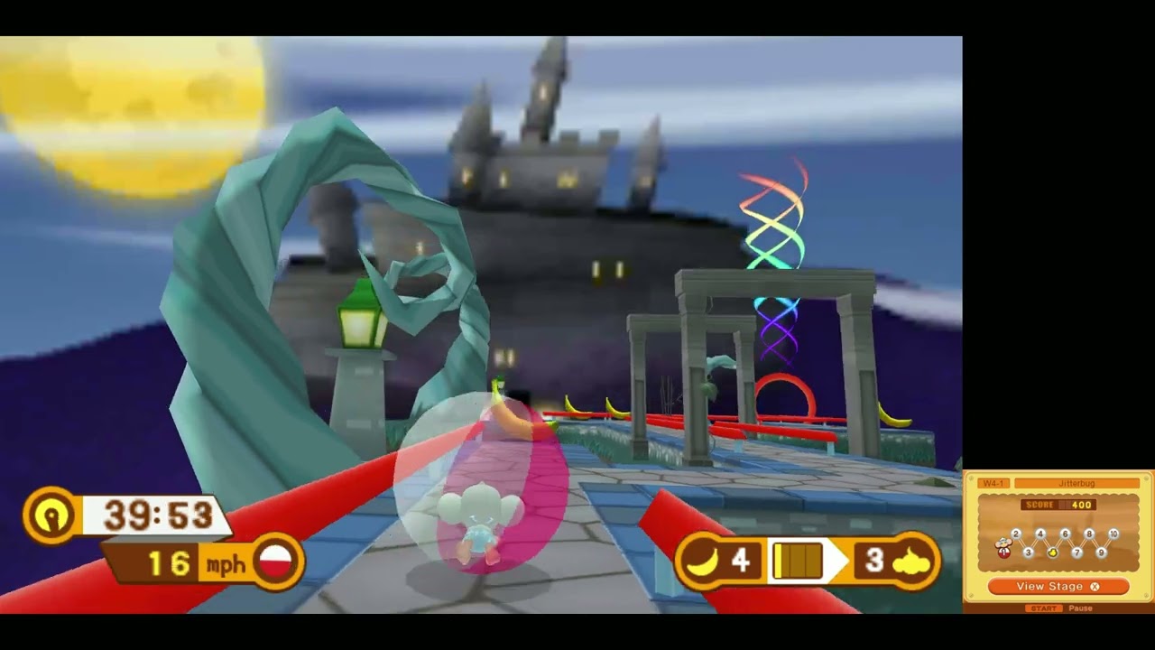 Jitterbug - Super Monkey Ball 3D [Nintendo 3DS] 4K