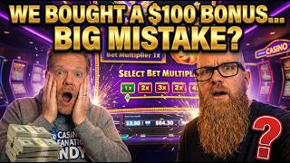 $100 Bonus Buy… Was This a TERRIBLE Idea?! 🎰