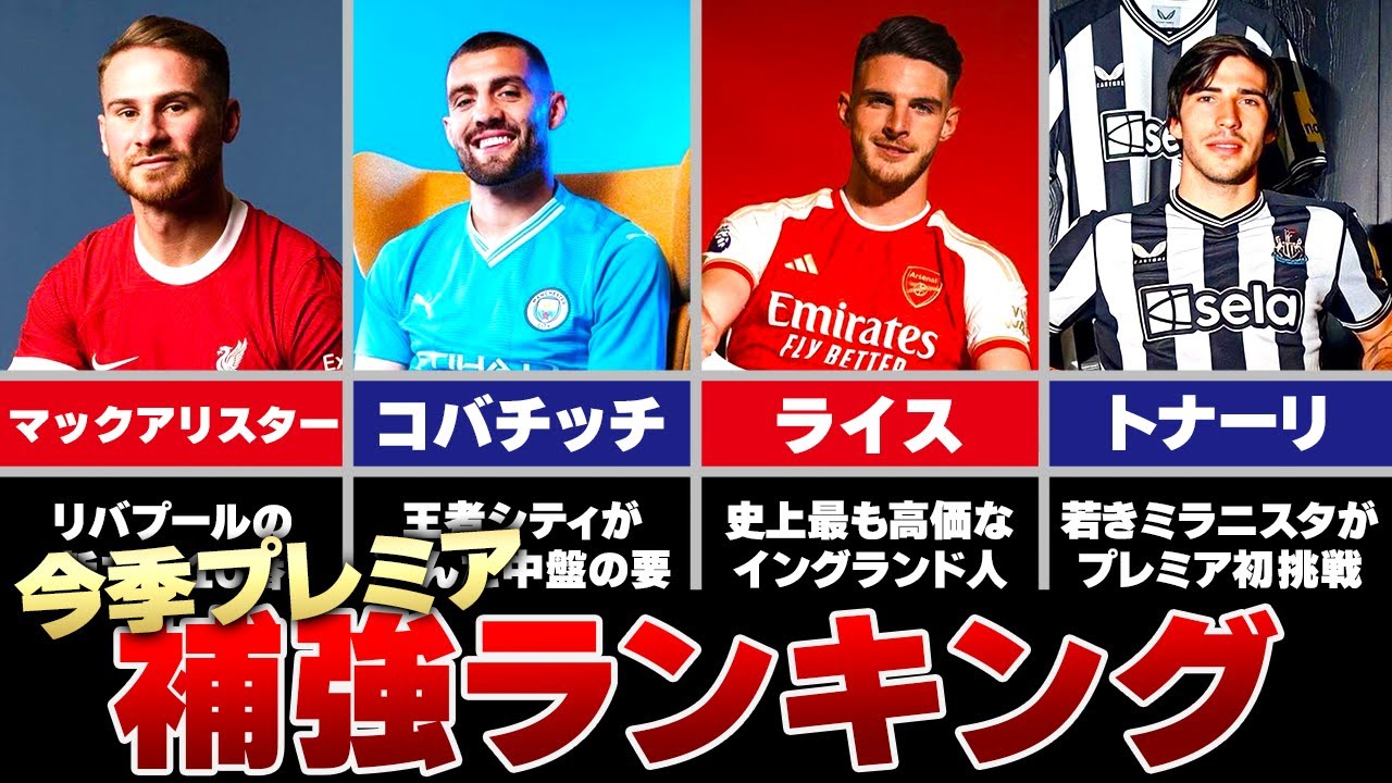 【2024】プレミアリーグ新戦力トップ10