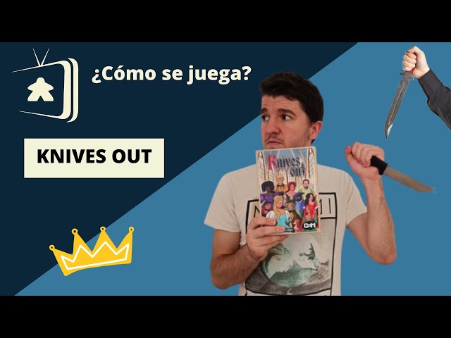 Vídeo relacionado con Knives out - Juego de Mesa de Estrategia - Grupos Grandes - De 3 a 10 Jugadores - A Partir de 10 años.