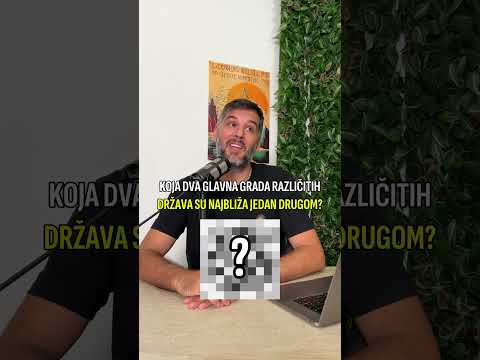 Gradovi NAJBLIŽI jedan drugom🏘️#slusajsadovo #quiz #shorts