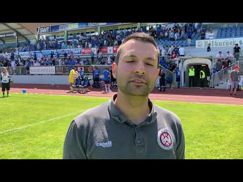 Sandro Stuppia, Trainer U19 SV Wehen Wiesbaden, nach dem 0:1 bei Eintracht Trier