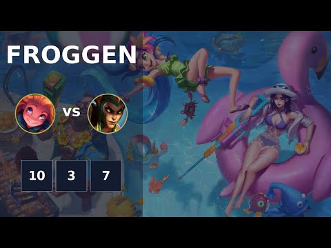 [ Froggen ] Zoe MID vs Cassiopeia 10/3/7 | NA GRANDMASTER | LOL Season 2022