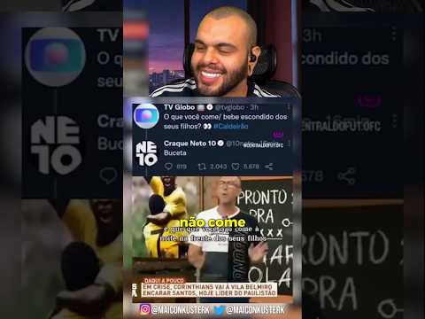 isso o craque neto não come na frente dos filhos