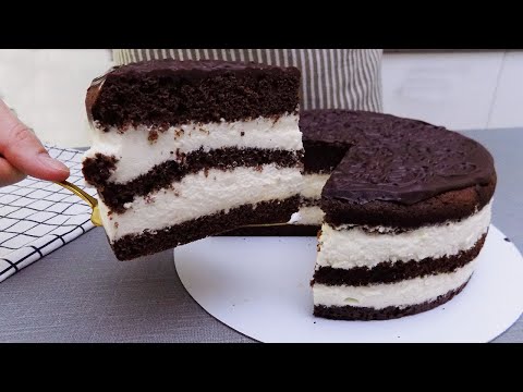 What a miracle! Quick sponge cake with condensed milk cream. Homemade Recipes