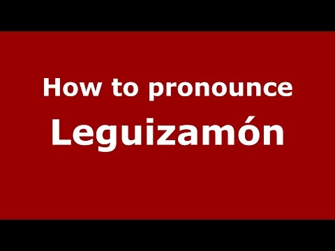 How to pronounce Leguizamón (Colombian Spanish/Colombia)  - PronounceNames.com