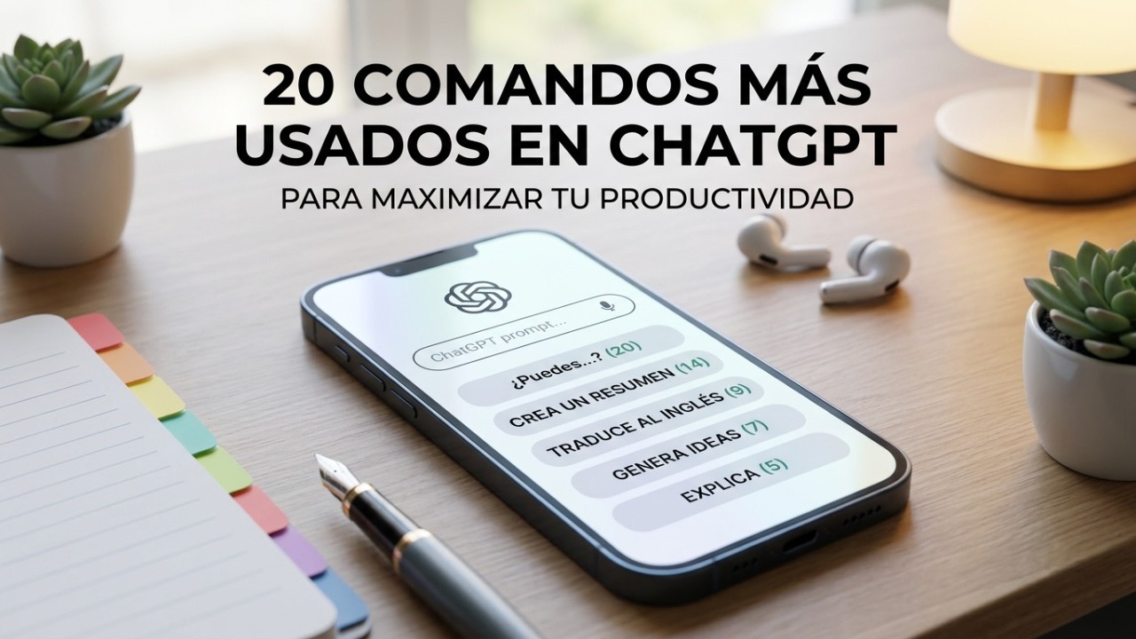20 Comandos de CHATGPT más usados
