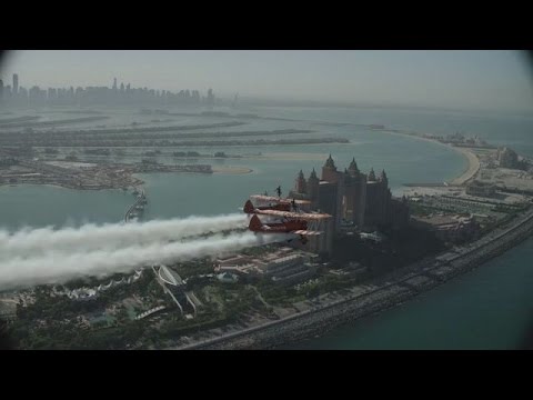 Breitling Wingwalkers perform in Dubai