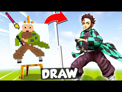 NOOB vs PRO: DRAWING BUILD COMPETITION in Minecraft [Episode 6]