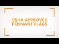 Solid Color Pennant Flag