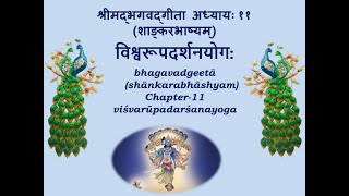 Bhagavad Gita Shankara Bhashya Chapter 11 (V-34,35,36)
