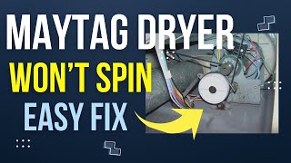 Maytag Dryer Won't Spin - Easy Belt Fix