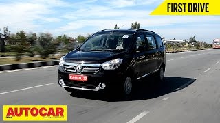 2015 Renault Lodgy MPV | First Drive Video Review | Autocar India