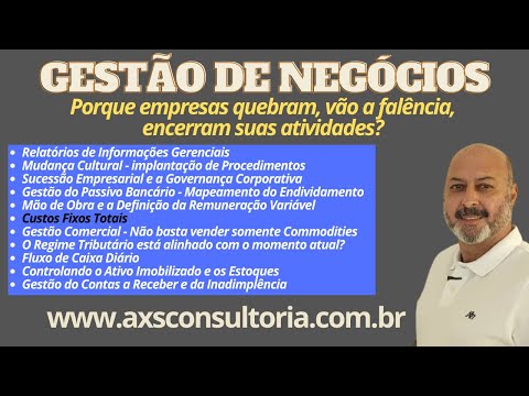 Gestão de Negócios - parte 6 Consultoria Empresarial Passivo Bancário Ativo Imobilizado Ativo Fixo