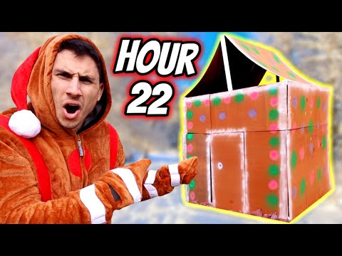 24 Stunden lang in einem riesigen Lebkuchenhaus eingesperrt!