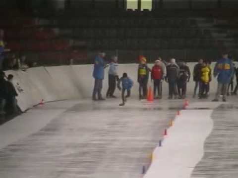 Schaatswedstrijd november 2003 100m