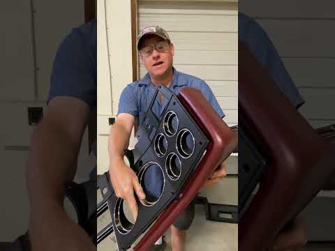 1973-1987 Chevrolet and GMC C10 K10 Squarebody truck dash bezel comparison and differences