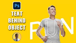 How to Add Text Behind an Object in Photoshop 2026 | Place Text Behind Object & Make It Transparent