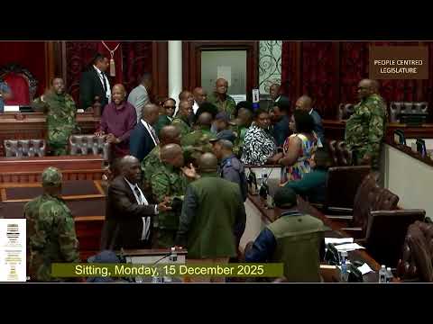 Chaos, Is this Mkhwanazi led SAPS that has entered KZN Legislature to remove MKP and EFF members?