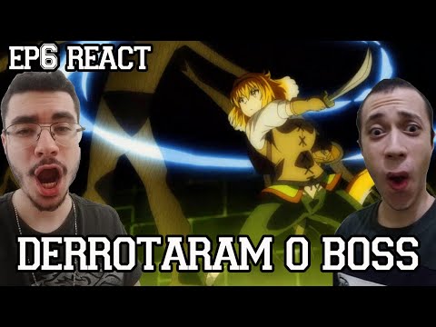 DERROTARAM O BOSS - Isekai Meikyuu de Harem wo Episódio 6 REACT