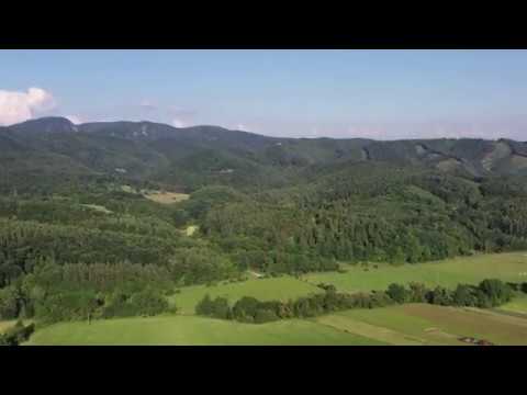 Typical SUMMER EVENING in Uhrovec, SLOVAKIA