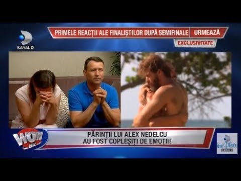 WOWBIZ (23.05.2018) - Parintii lui Alex Nedelcu, coplesiti de emotii dupa emilinare! Partea 1