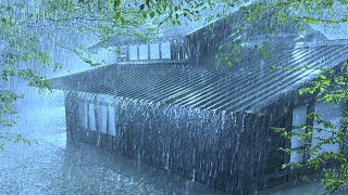 Lull Into Deep Sleep with the Roaring Sound of Rain & Terrible Thunder on the Tin Roof in the Night