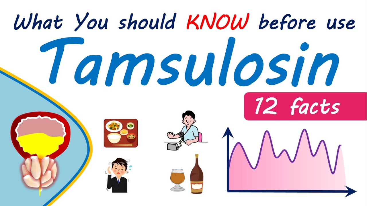 Tamsulosin HCl 0.4 mg capsules (FLOMAX) - 12 FACTS You should Know Before Use