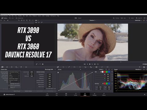 RTX 3090 vs RTX 3060 in Davinci Resolve 17