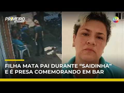Mulher mata o pai durante “saidinha” e é presa em bar no interior de SP | #PrimeiroImpacto
