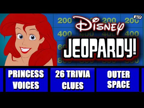 Disney Jeopardy Quiz • 26 Clue Game • Test your Knowledge