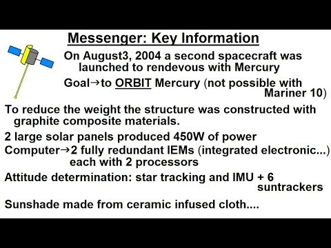 Astronomy Ch 10 Mercury 1 of 42 Basic Properties