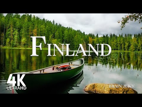 FINLAND (4K UHD)- Relaxing Music, Peaceful Soothing Instrumental Music With 4K Video Ultra HD