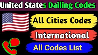 All united states area codes | All usa calling code list