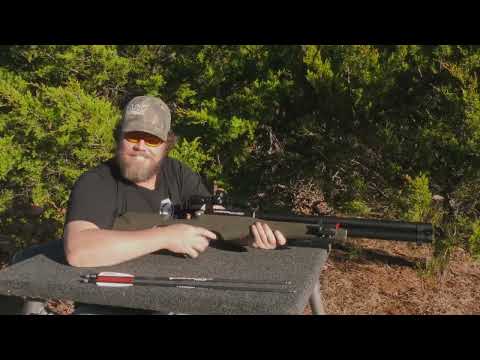 Umarex Airgun AirSaber Hunting Arrow Rifle Video Review
