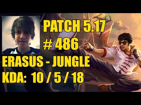 Erasus - Jungle: Lee Sin vs Rek'Sai (Sacyr) - BR Challenger 961 PDL #486