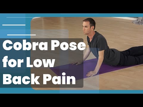 Cobra Pose For Beginners - Effective stretch for low back pain & herniated discs