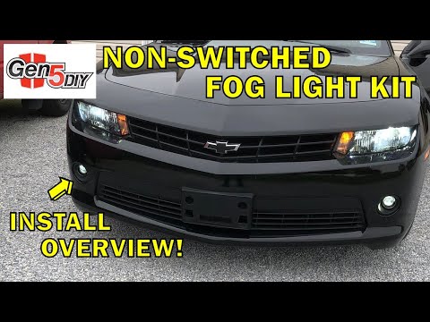 2014-2015 Camaro Gen5DIY Fog Light Install Overview