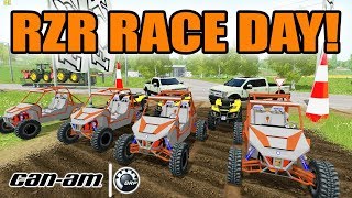 FARMING SIMULATOR 2017 | RAZOR AND CAN AM OFF-ROAD RACING WITH SUBS! | MULTIPLAYER