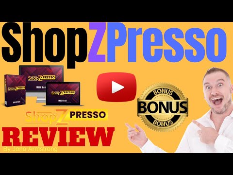 ShopZpresso Review⚠️ WARNING ⚠️ DON'T GET THIS WITHOUT MY 👷 CUSTOM 👷 BONUSES!!