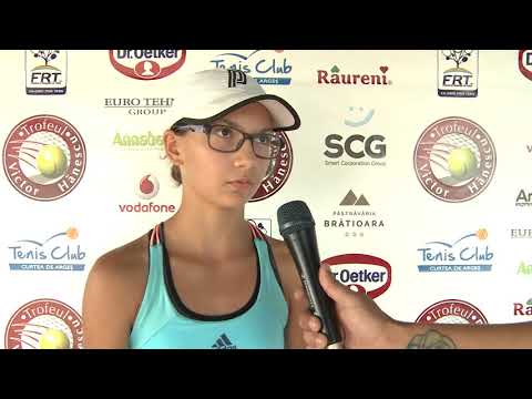 Trofeul Victor Hanescu 2018 - Interviu Florea Alessia