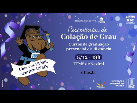 Colação de grau - UFMS de Naviraí