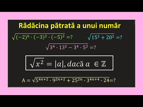 Radacina patrata a unui numar clasa a 7 a exercitii cu radicali si puteri (Invata Matematica Usor)